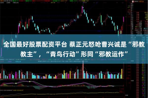 全国最好股票配资平台 蔡正元怒呛曹兴诚是“邪教教主”,“青鸟行动”形同“邪教运作”